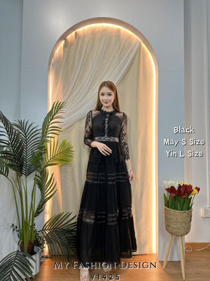 ‼️‼️🔥独家新品🔥 高品质气质蕾丝连体长裙 RM299 Only🌸