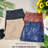 爆款新品❤️‍🔥 高品质高腰皮裤裙 RM58 Only🌸（1-D3）