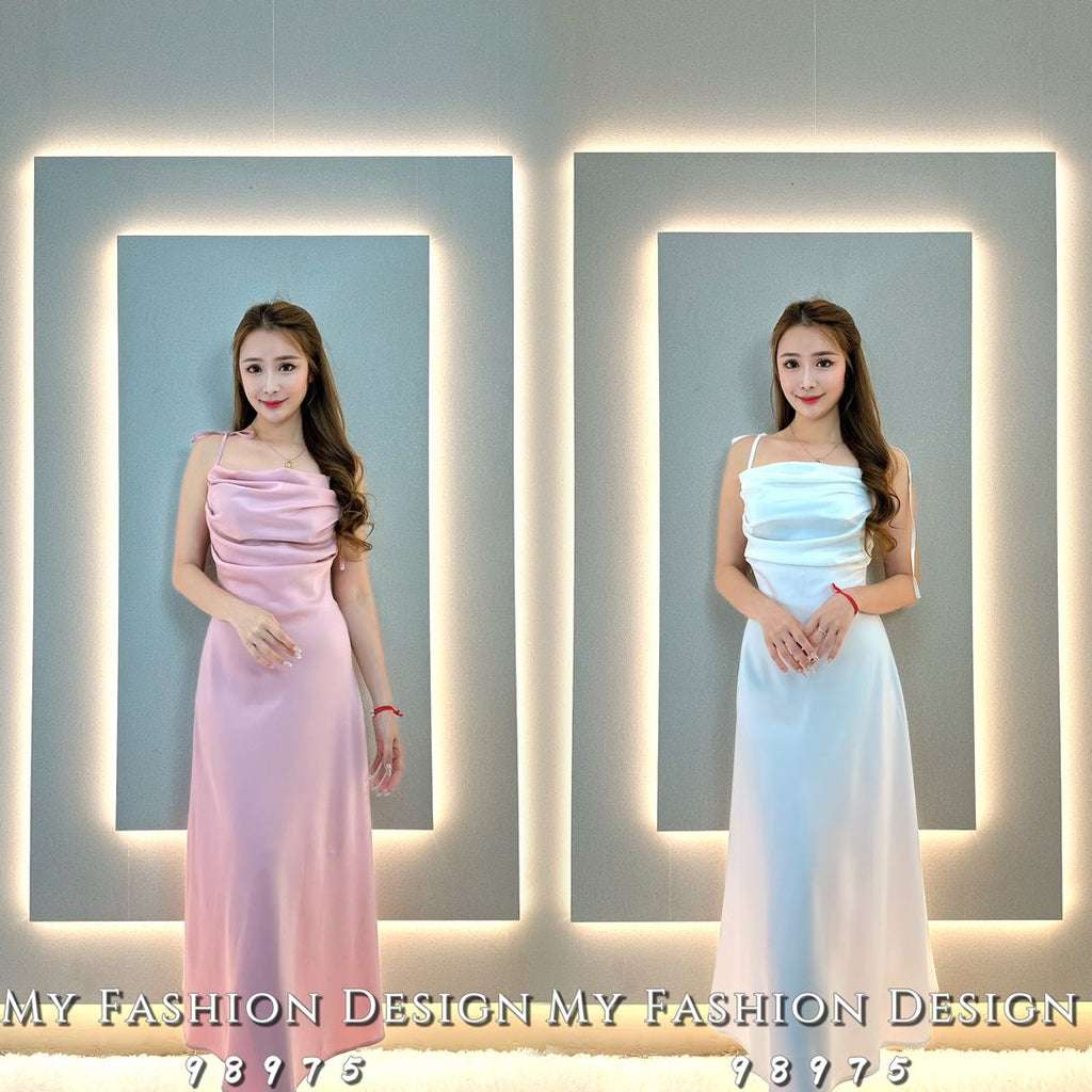 爆款新品❤️‍🔥 高品质气质款绑带连体裙 RM85 Only🌸（1-D2）