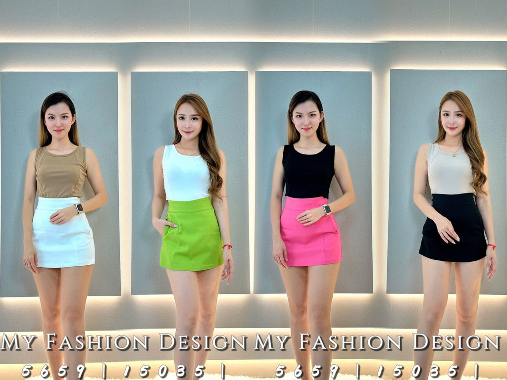 爆款新品❤️‍🔥 高品质高腰时装裤裙 RM58 Only🌸(1-i3)