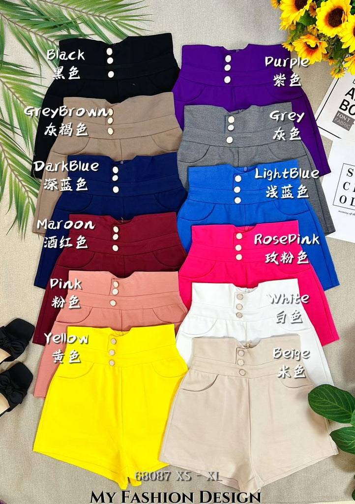 独家爆款❤️‍🔥 高品质高腰罗马短裤 RM59 Only 🌸(2-I3)