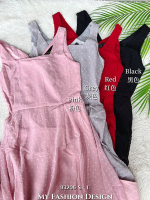 爆款新品❤️‍🔥 高品质气质款雪纺连体长裙 RM99 Only🌸（1-I4）(1-A4)