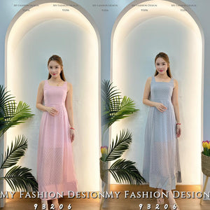 爆款新品❤️‍🔥 高品质气质款雪纺连体长裙 RM99 Only🌸（1-I4）(1-A4)