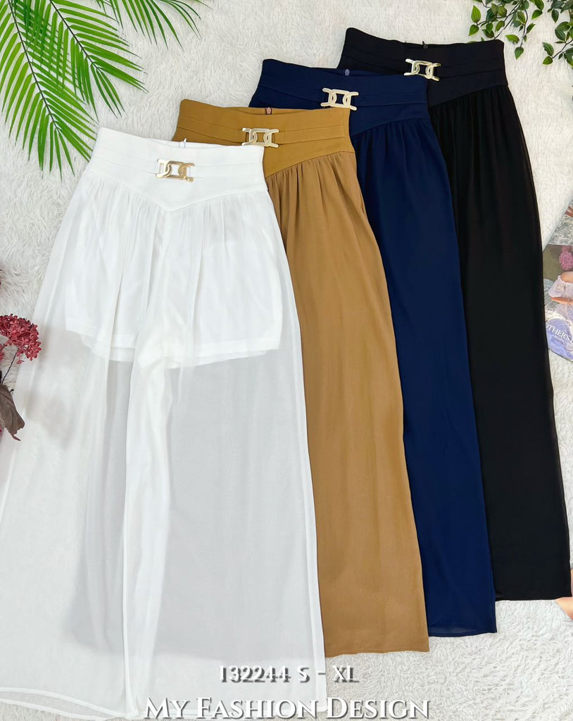 爆款新品❤️‍🔥 高品质高腰时装雪纺长裤 RM66 Only🌸（1-F3）