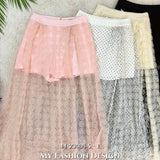 爆款新品❤️‍🔥 高品质网纱裤裙 RM69 Only🌸(2-T2)