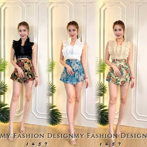 🔥黑卡独家爆款🔥高品质气质复古款套装 上衣 ➕ 裤裙 RM99 Only🌸[1-A2]