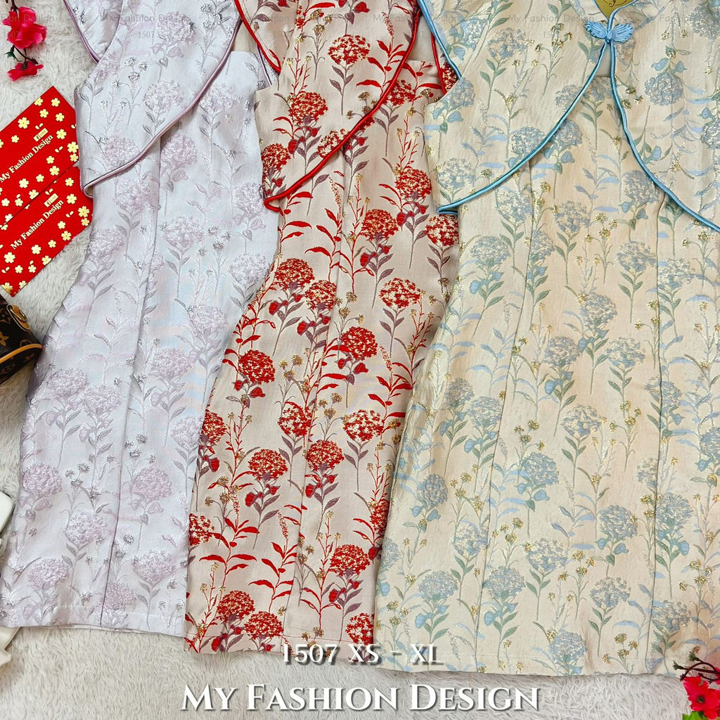 🔥金卡独家爆款🔥高品质旗袍两件套 外套 ➕ 抹胸连体 RM119 Only🌸(1-A4)