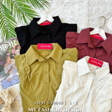 爆款新品🔥高品质气质款短版衬衫 RM57 Only🌸(2-S3)