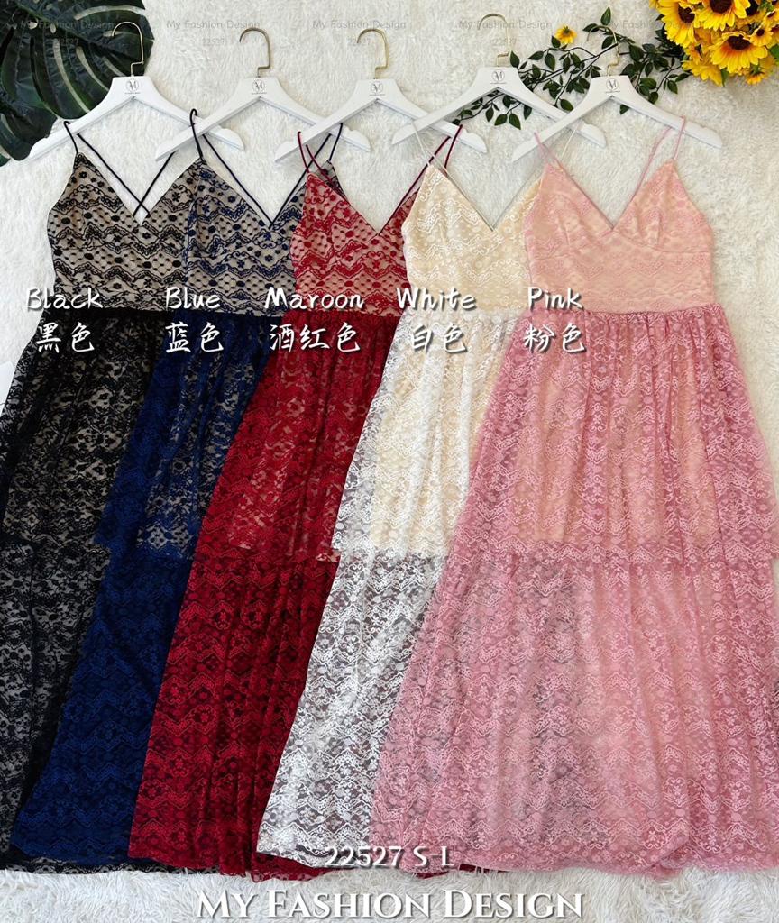 爆款新品🔥高品质气质款蕾丝连体裙 RM95 Only🌸 (1-A1)