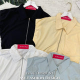 爆款新品🔥高品质韩版宽松拉链衬衫 RM56 Only🌸 (2-B4)