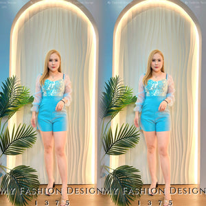 🔥黑卡独家爆款🔥高品质提花拼接款连体裤 RM89 Only🌸(2-X4)