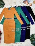 爆款新品🔥高品质修身棉质套装 上衣 ➕ 裙子 RM89 Only🌸 (1-X1)