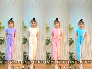 🔥黑卡独家爆款🔥高品质女童休闲套装 上衣 ➕ 裤子 RM69 Only🌸 （1-C4）