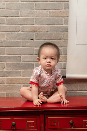 金卡亲子系列🔥高品质提花男娃爬服 RM89 Only🌸（2-Y3）