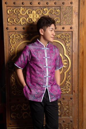 金卡亲子系列🔥高品质提花爸爸款唐装 RM109 Only🌸(2-R4) (SH-D4)