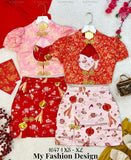 金卡亲子系列🔥高品质提花款旗袍套装 上衣 ➕ 裙子 RM139 Only🌸(2-U1)