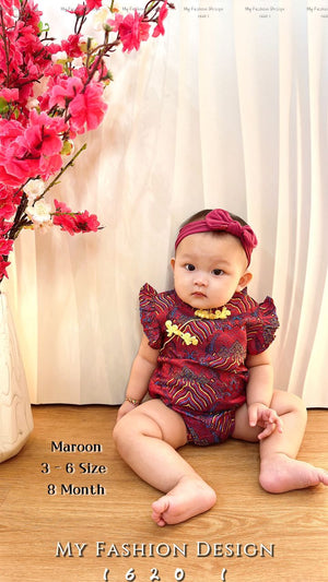 金卡亲子系列🔥高品质提花女娃爬服 RM89 Only🌸（2-X2）