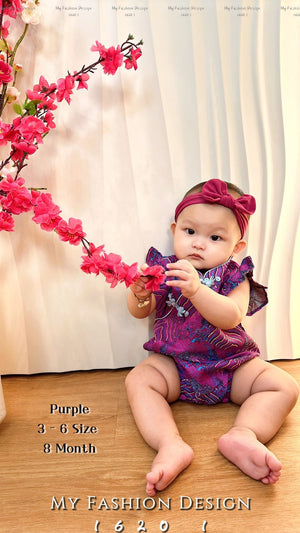 金卡亲子系列🔥高品质提花女娃爬服 RM89 Only🌸（2-X2）