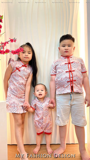 金卡亲子系列🔥高品质提花男娃爬服 RM89 Only🌸（2-Y3）