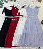爆款新品🔥高品质桐花绑带套装 上衣 ➕ 裙子 RM95 Only🌸(1-X2)