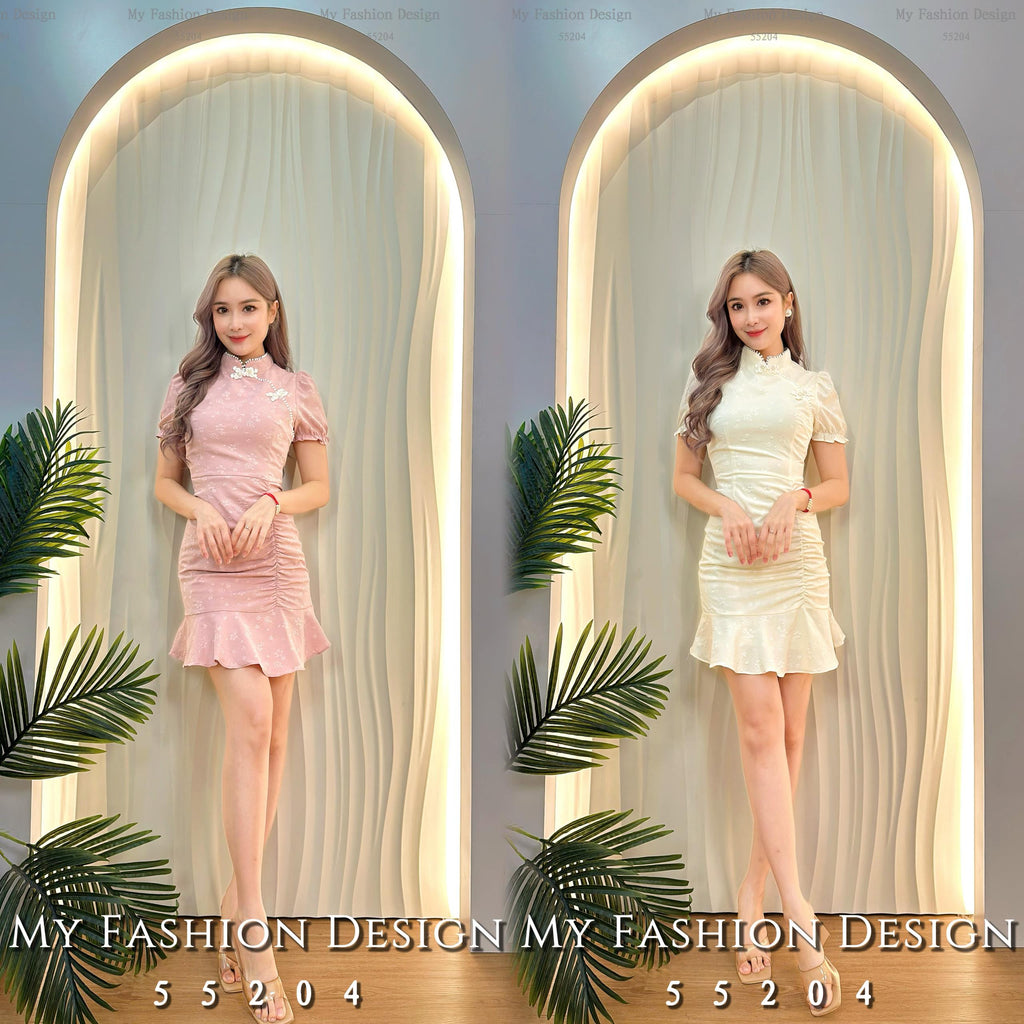 爆款新品🔥高品质气质款旗袍连体裙 RM82 Only🌸（1-E4）