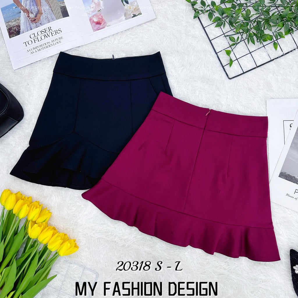 爆款新品🔥高品质高腰荷叶边裤裙 RM59 Only🌸（1-D4）