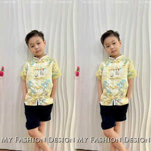 🔥金卡独家亲子系列🔥高品质男童款提花唐服 RM79 Only🌸（1-B3）