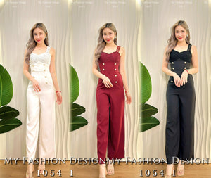 🔥黑卡独家爆款🔥高品质水溶花拼接连体长裤 RM99 Only🌸（1-G3）