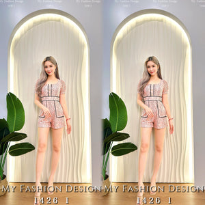 🔥黑卡独家爆款🔥高品质气质双色蕾丝连体裤 RM89 Only🌸 （1-J4）