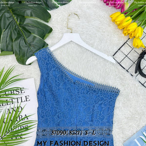 🔥爆款新品🔥高品质斜边蕾丝连体裙 RM79 Only🌸(1-B4)