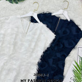 🔥爆款新品🔥高品质气质款毛毛连体裙 RM99 Only🌸(2-C4）
