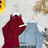 !! !! 🔥爆款新品🔥高品质cut in款蕾丝拼接连体裙 RM89 Only🌸(1-U2)