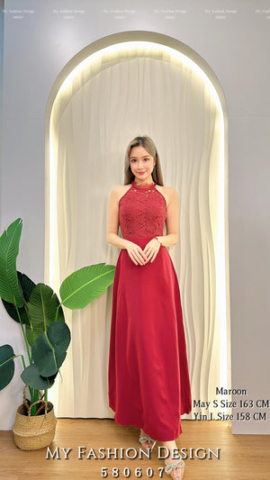 !! !! 🔥爆款新品🔥高品质cut in款蕾丝拼接连体裙 RM89 Only🌸(1-U2)