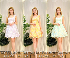 🔥爆款新品🔥高品质气质提花款连体裙 RM88 Only🌸（1-R4)