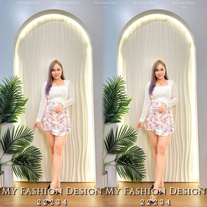 【补现货】🛍️爆款新品🛍️高品质气质蕾丝拼接连体裤裙 RM35.90 Only🌸（原价RM89）