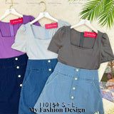 🆕高品质牛仔拼接连体裤RM79 Only🌸(2-I3)