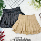 🔥爆款新品🔥高品质高腰皮质裤裙 RM65 Only🌸（2-F3）