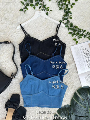 🔥黑卡独家爆款🔥高品质吊带牛仔上衣 RM59 Only🌸(1-D2)