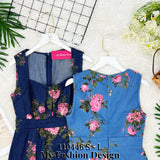 爆款新品🔥高品质气质牛仔花花连体裤裙 RM85 Only🌸（补现货）