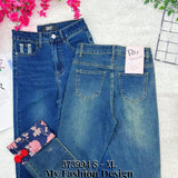 【补现货】🔥爆款新品🔥高品质高腰绣花牛仔长裤 RM39.00 Only🌸（原价 RM69.00）