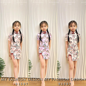 🔥黑卡独家爆款🔥高品质气质亲子款女童旗袍 RM79 Only🌸（2-Y2）