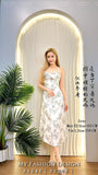 爆款新品🔥高品质吊带水墨连体裙 RM79 Only🌸(1-X1)