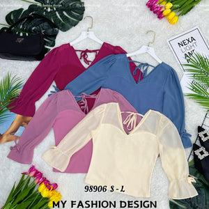 爆款新品🔥高品质网纱拼接棉质上衣 RM39 Only🌸（1-P4）