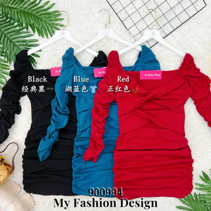 @爆款新品🔥高品质气质款皱褶连体裙 RM65 Only🌸（2-N1）