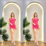 爆款新品🔥高品质棉质露肩连身裙 RM60 Only🌸（3-C3）