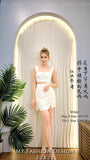 爆款新品🔥高品质高腰提花裤裙 RM59 Only🌸（1-B3）