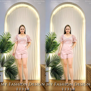 爆款新品🔥高品质气质水溶拼接连体裤 RM89 Only🌸（2-R2）