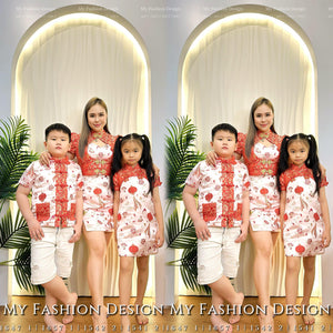 金卡亲子系列🔥高品质提花男童款唐装 RM99 Only🌸(2-S2) (SH-D4)