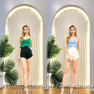 🔥奶卡独家爆款🔥 高品质高腰罗马短裤 RM62 Only🌸