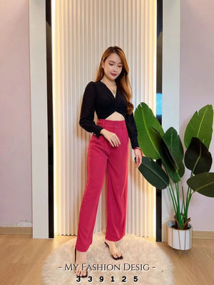 🔥黑卡独家爆款🔥 高品质高腰西装直筒长裤 RM69 Only🌸（2-R4）